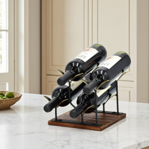Стойка за 4 бутилки вино