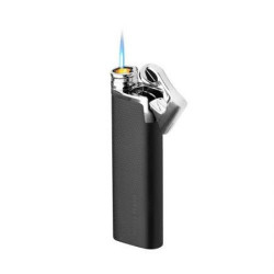 Запалка черна с капаче Silver flame на ниска цена от MaxShop