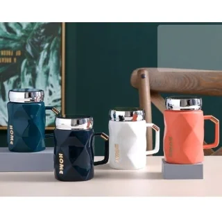 Чаша за чай с капаче Home на ниска цена от Max-Shop